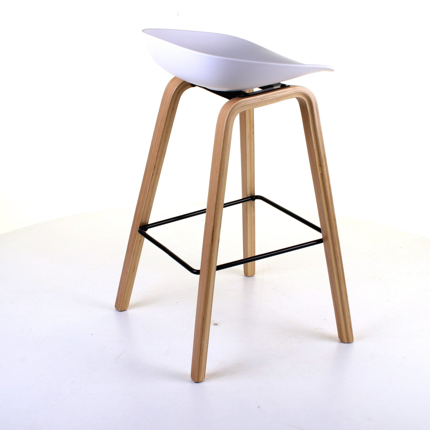 Benevento Bar Stool - White - Set of 2