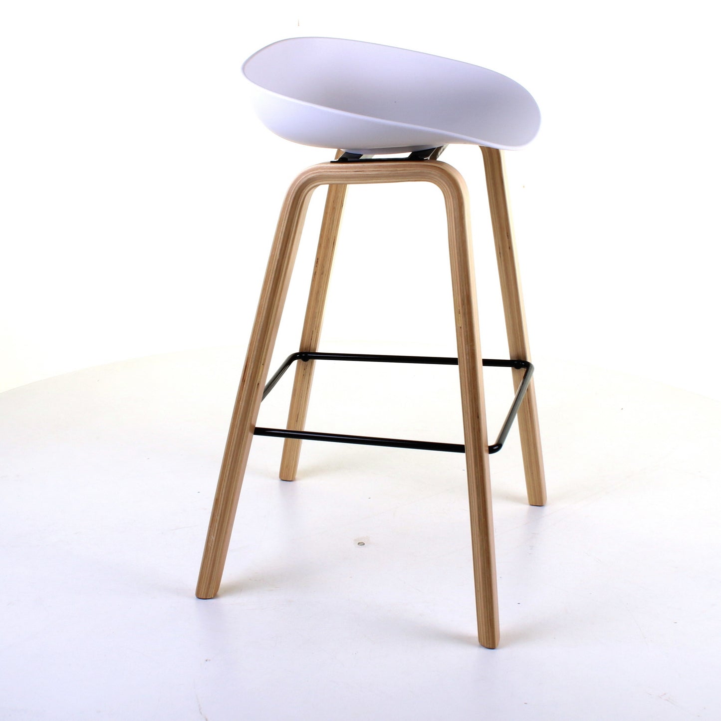Benevento Bar Stool - White - Set of 2