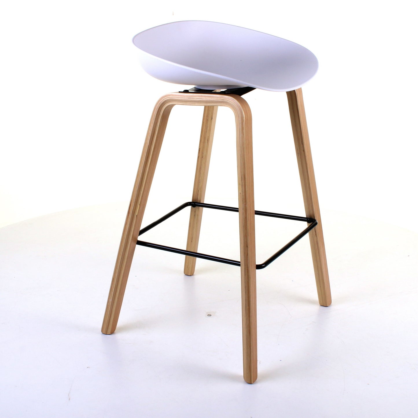 Benevento Bar Stool - White - Set of 2