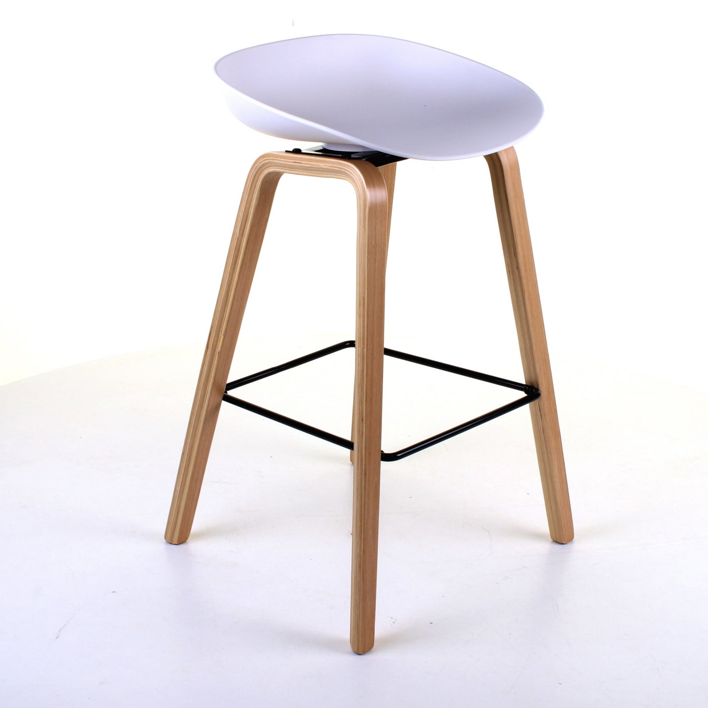 Benevento Bar Stool - White - Set of 2