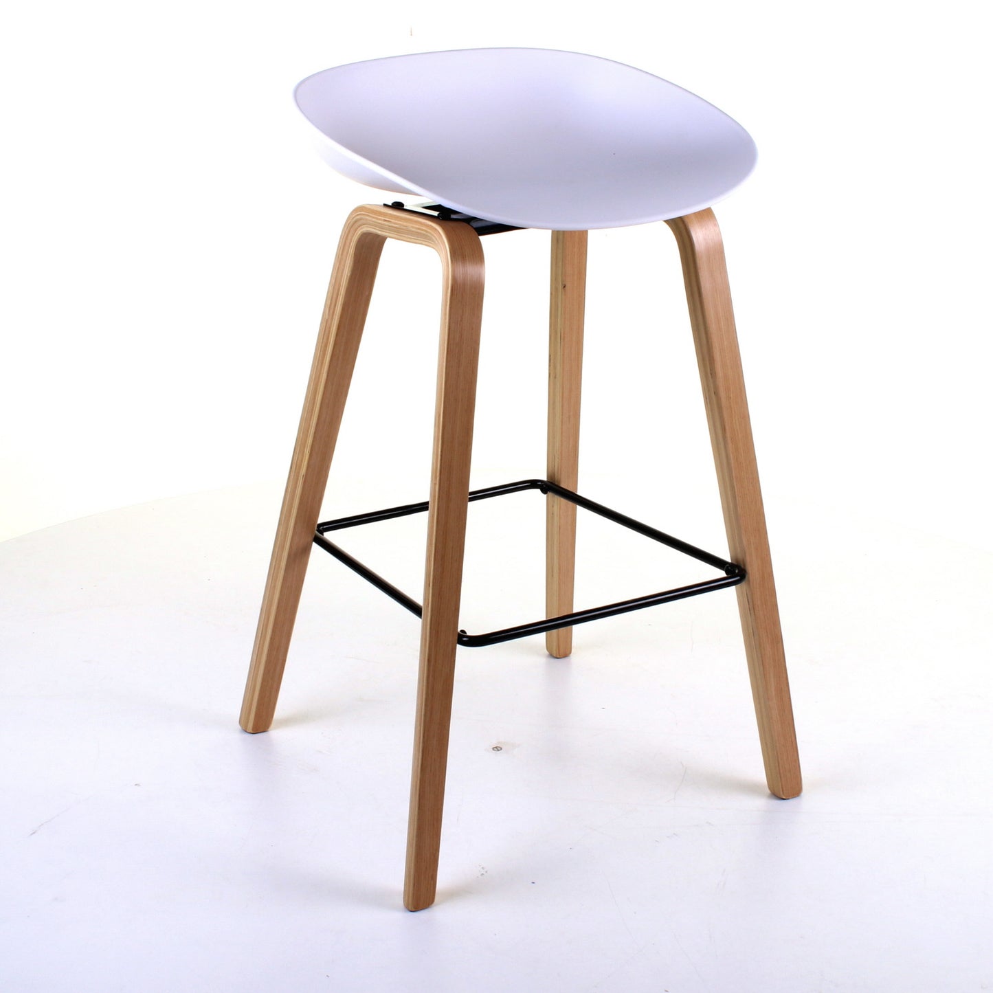 Benevento Bar Stool - White - Set of 2