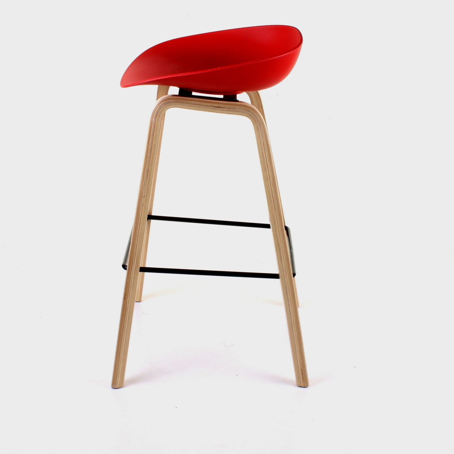 Benevento Bar Stool - Red - Set of 2