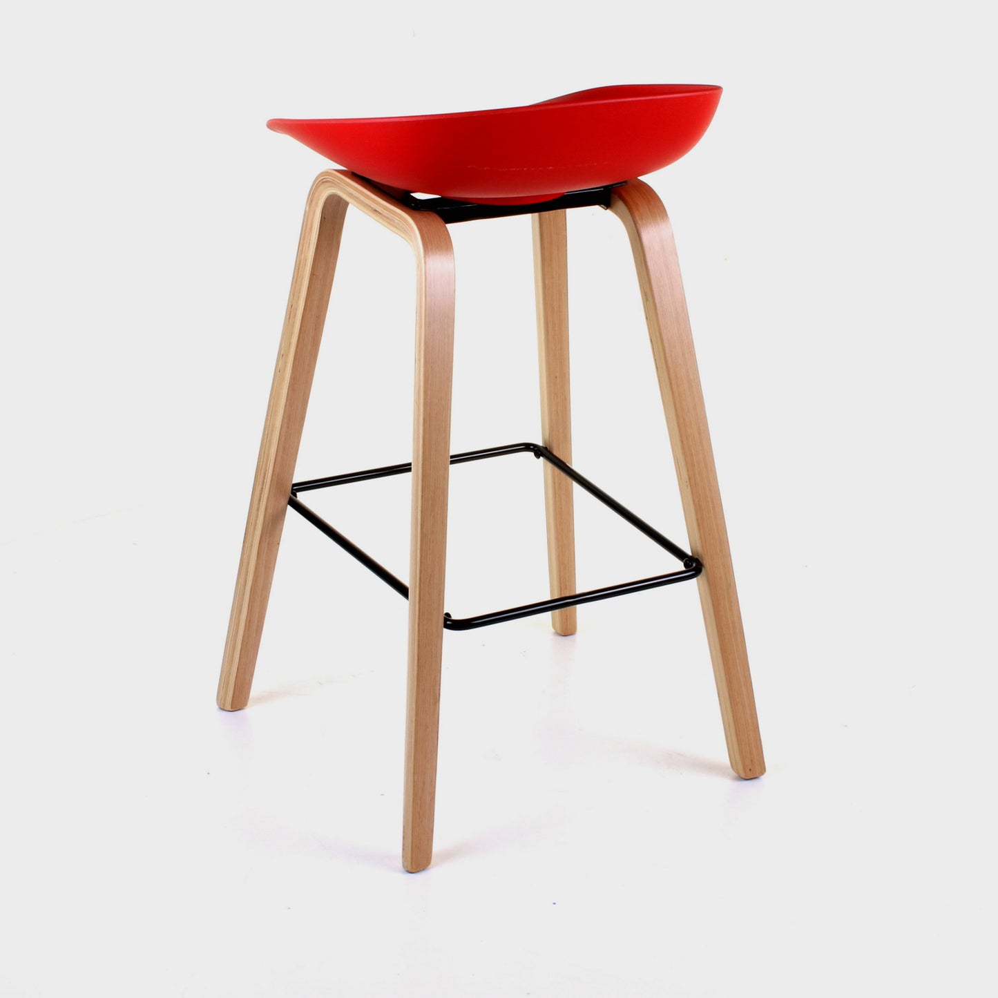 Benevento Bar Stool - Red - Set of 2