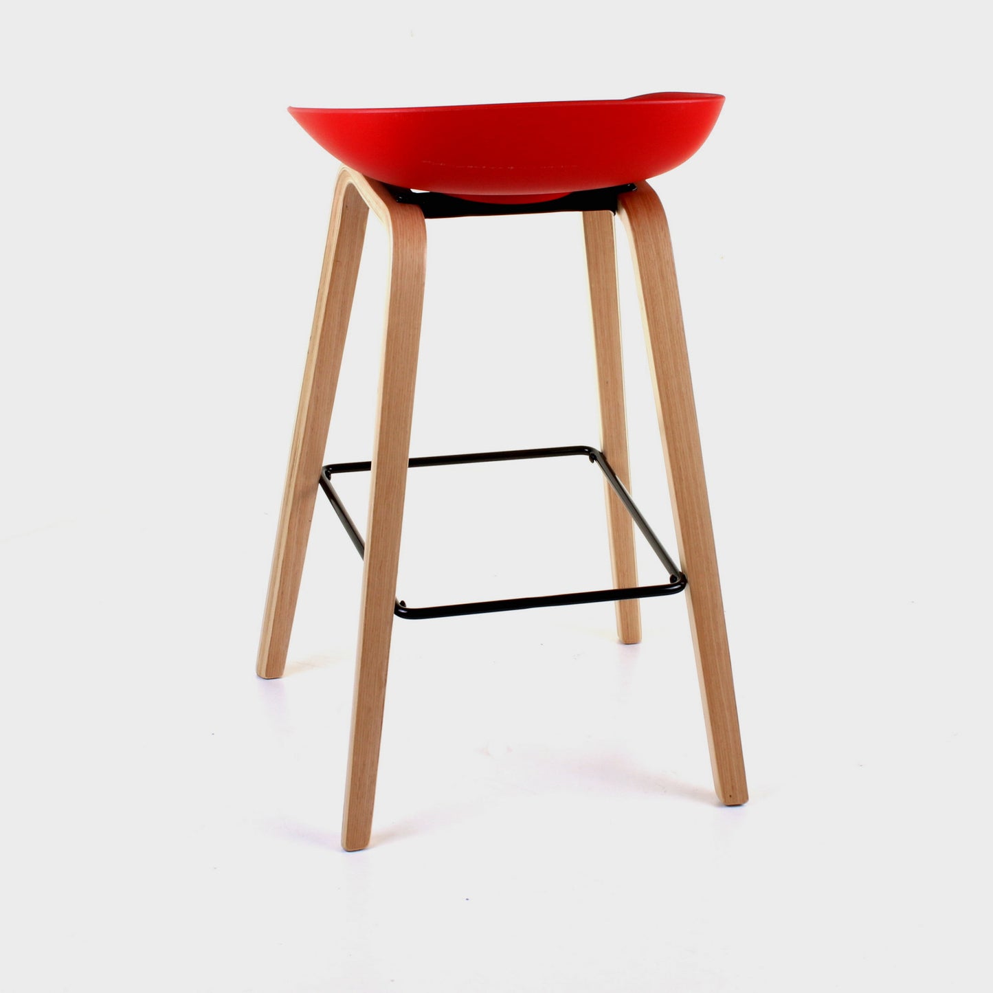 Benevento Bar Stool - Red - Set of 2