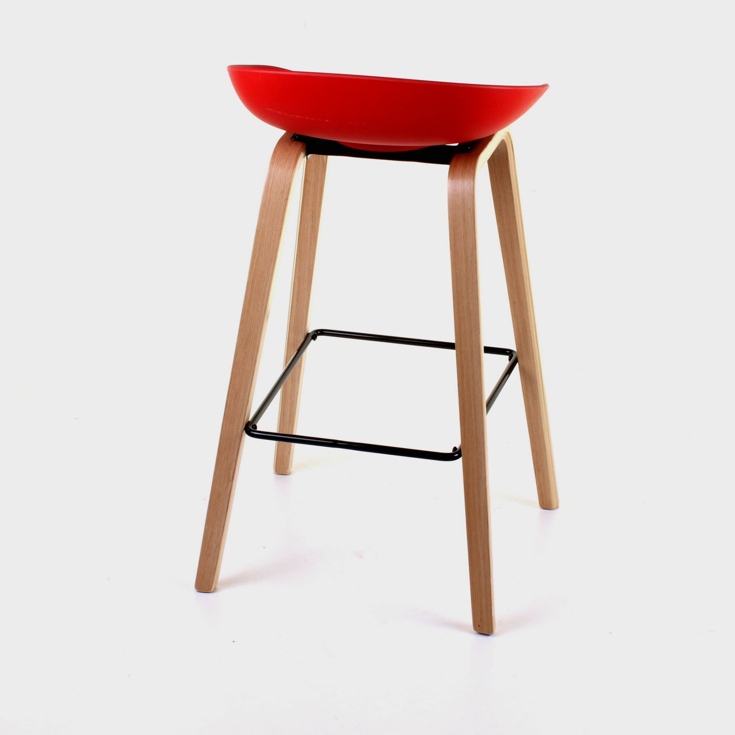 Benevento Bar Stool - Red - Set of 2