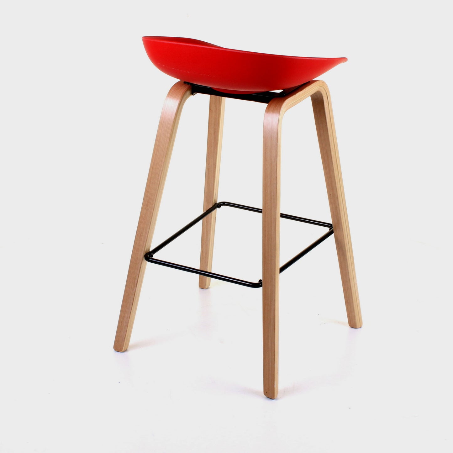 Benevento Bar Stool - Red - Set of 2