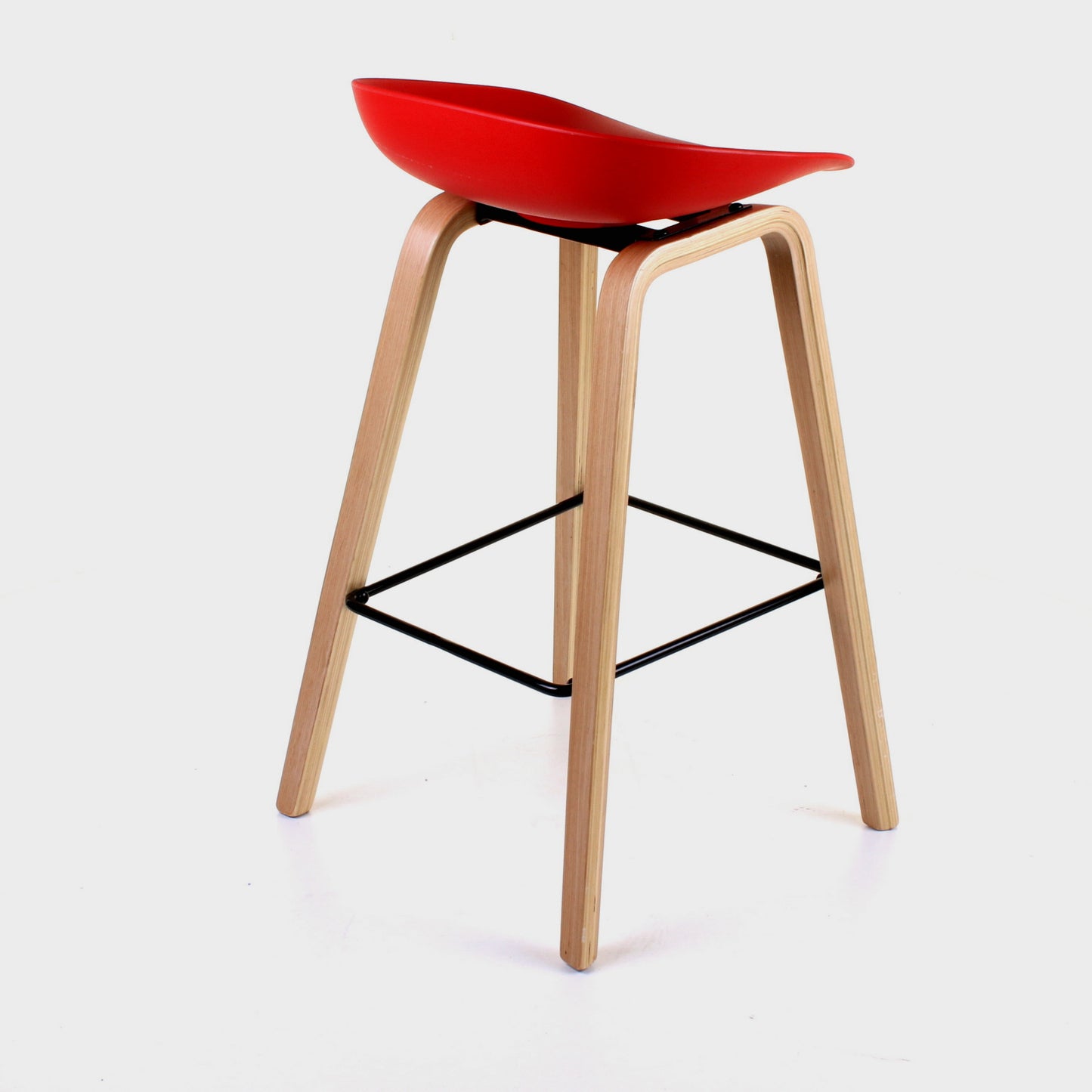 Benevento Bar Stool - Red - Set of 2