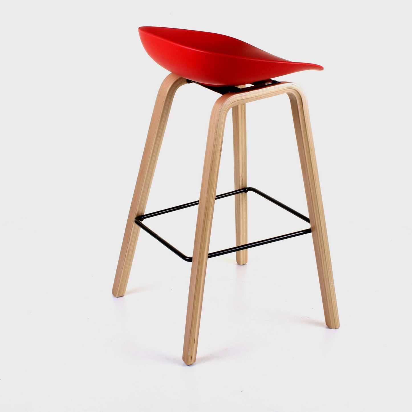 Benevento Bar Stool - Red - Set of 2