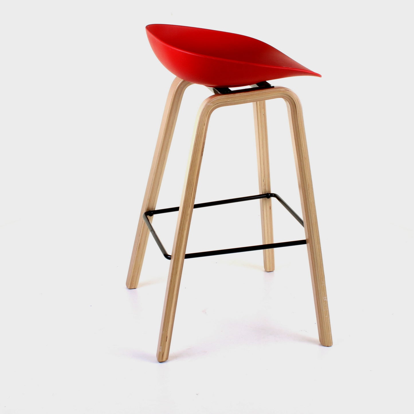 Benevento Bar Stool - Red - Set of 2