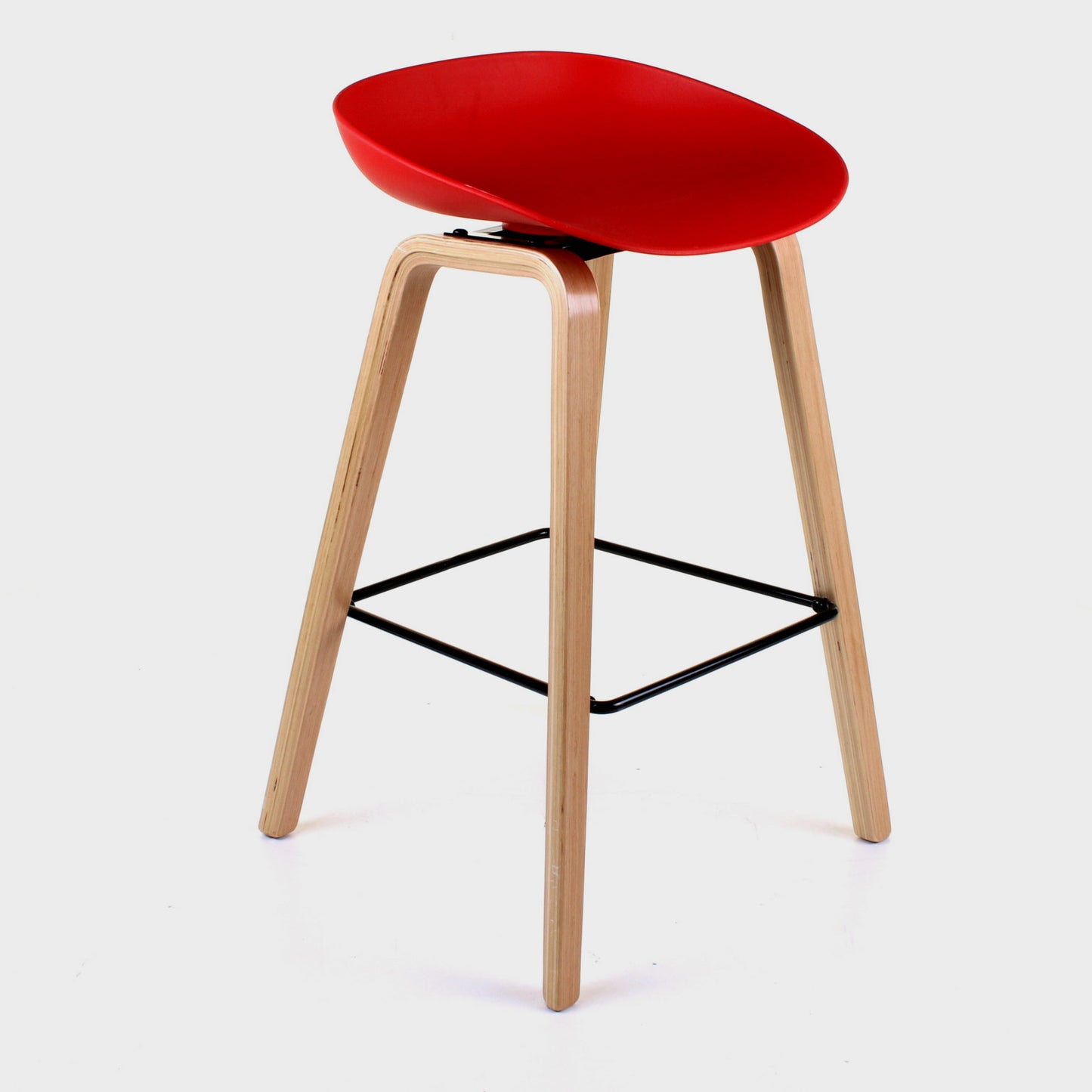 Benevento Bar Stool - Red - Set of 2