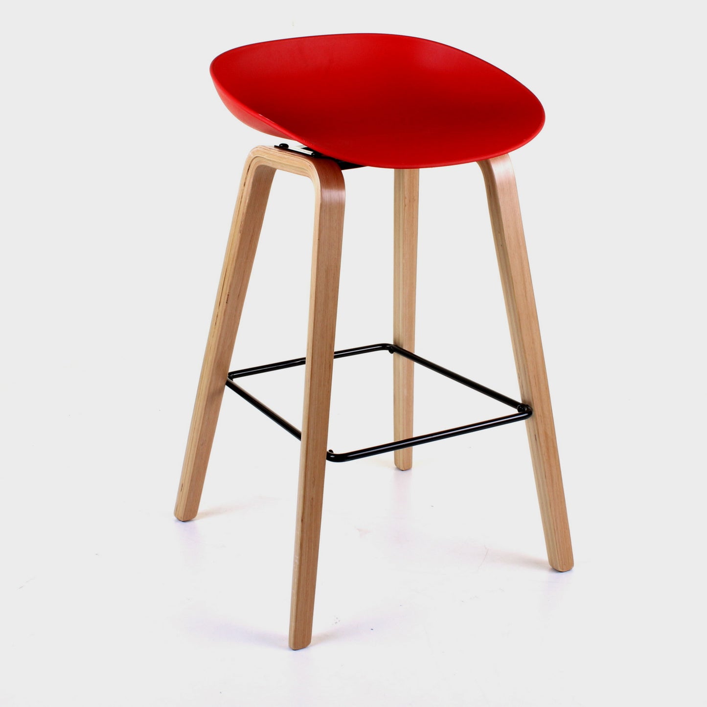 Benevento Bar Stool - Red - Set of 2
