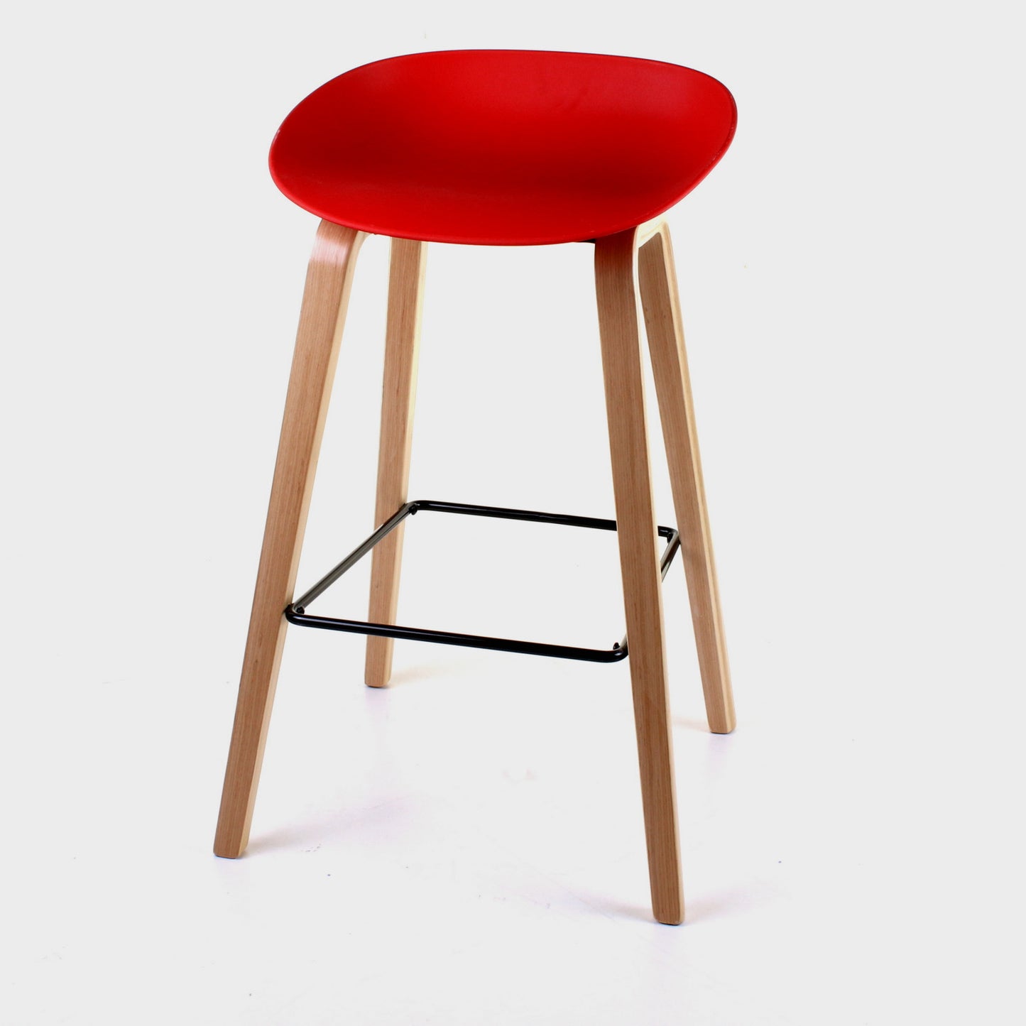 Benevento Bar Stool - Red - Set of 2