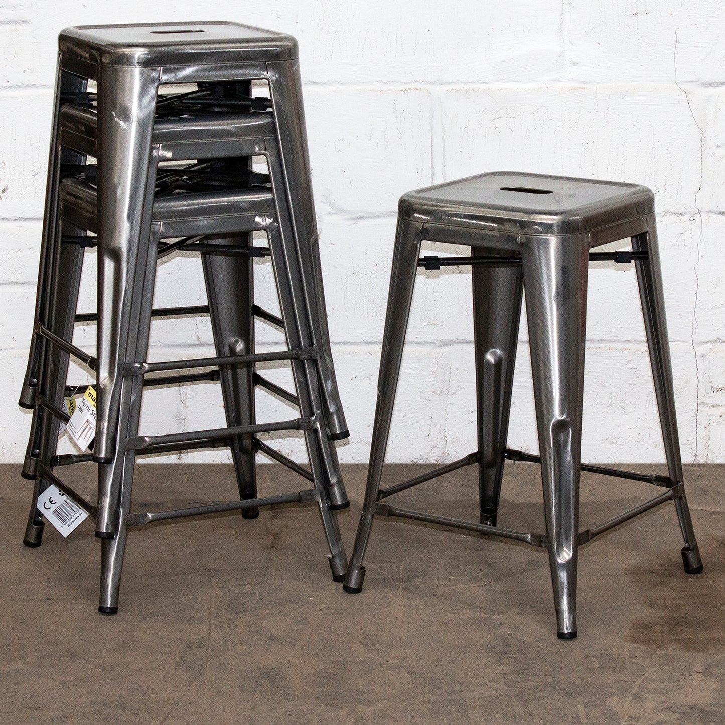 Terni Bar Stool - Steel