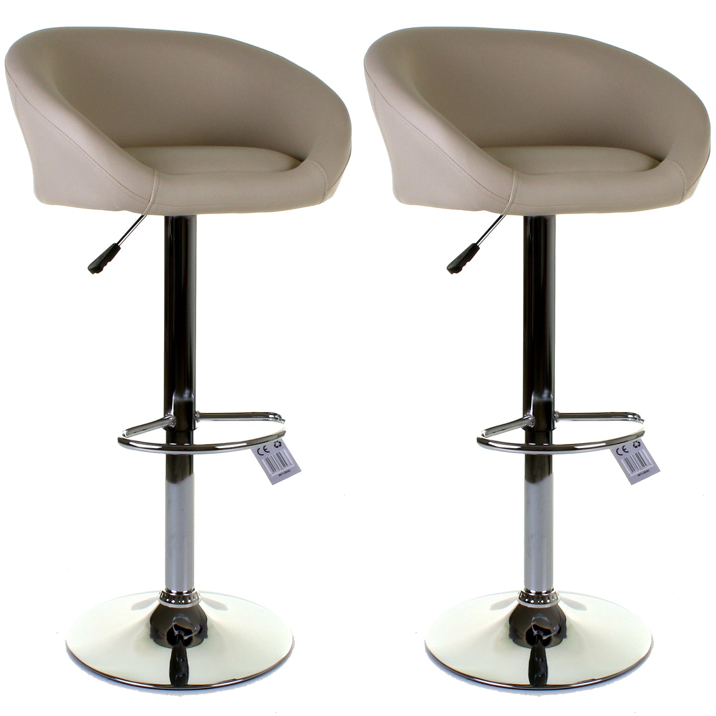 Asti Bar Stool - Cream - Set of 2