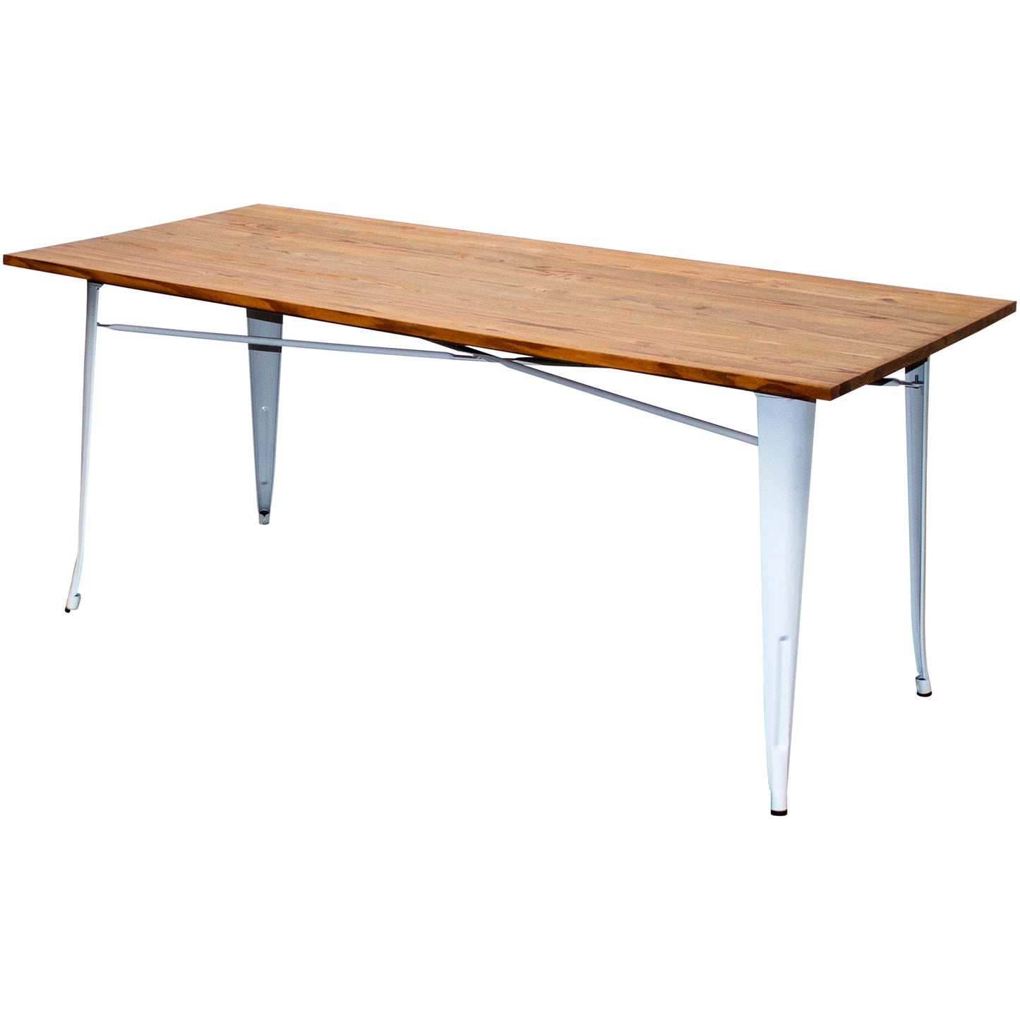 5PC Taranto Table, 3 Rho Stools & Nuoro Bench Set - White