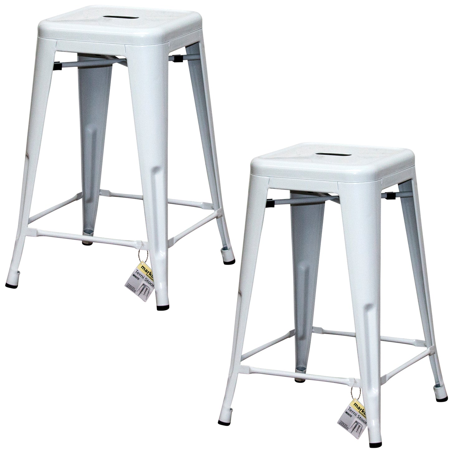 Terni Bar Stool - White