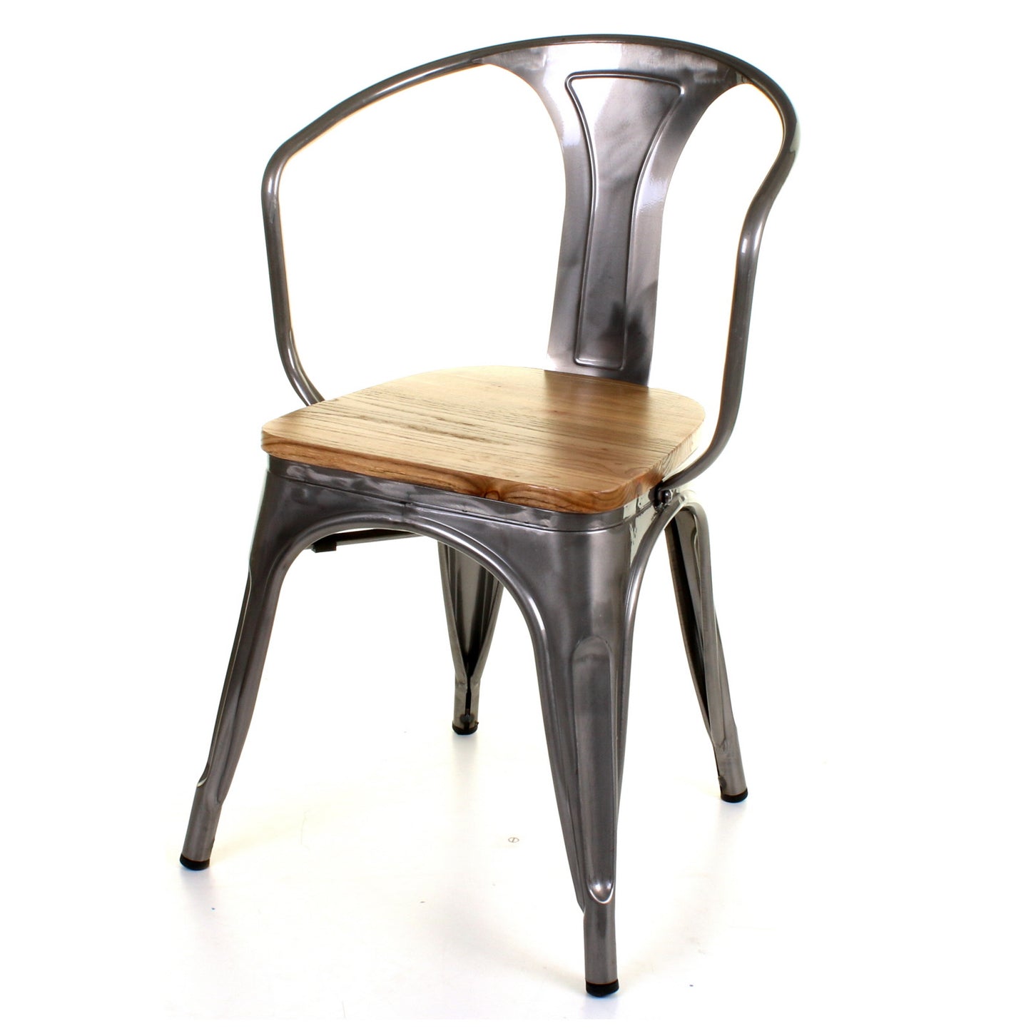 5PC Belvedere Table Florence & Palermo Chairs Set - Steel