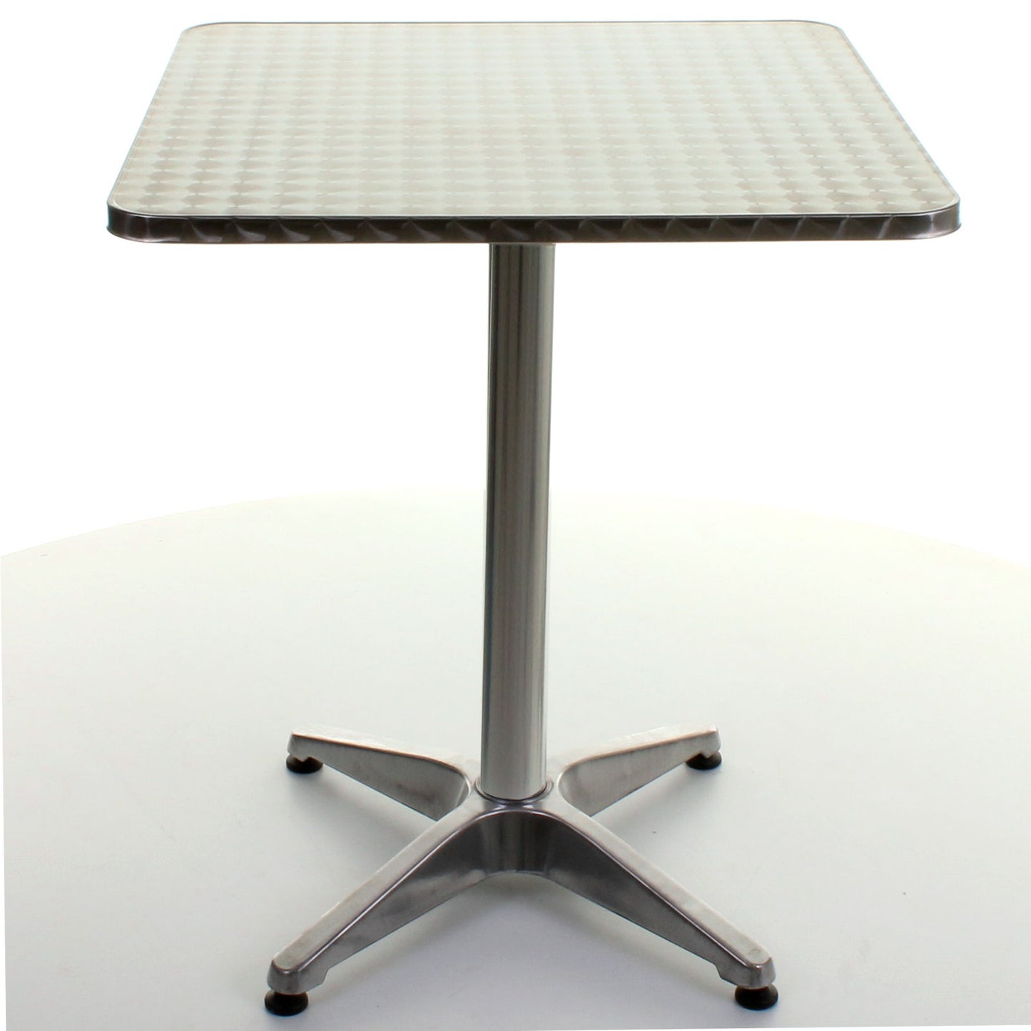 Square Chrome Bistro Table