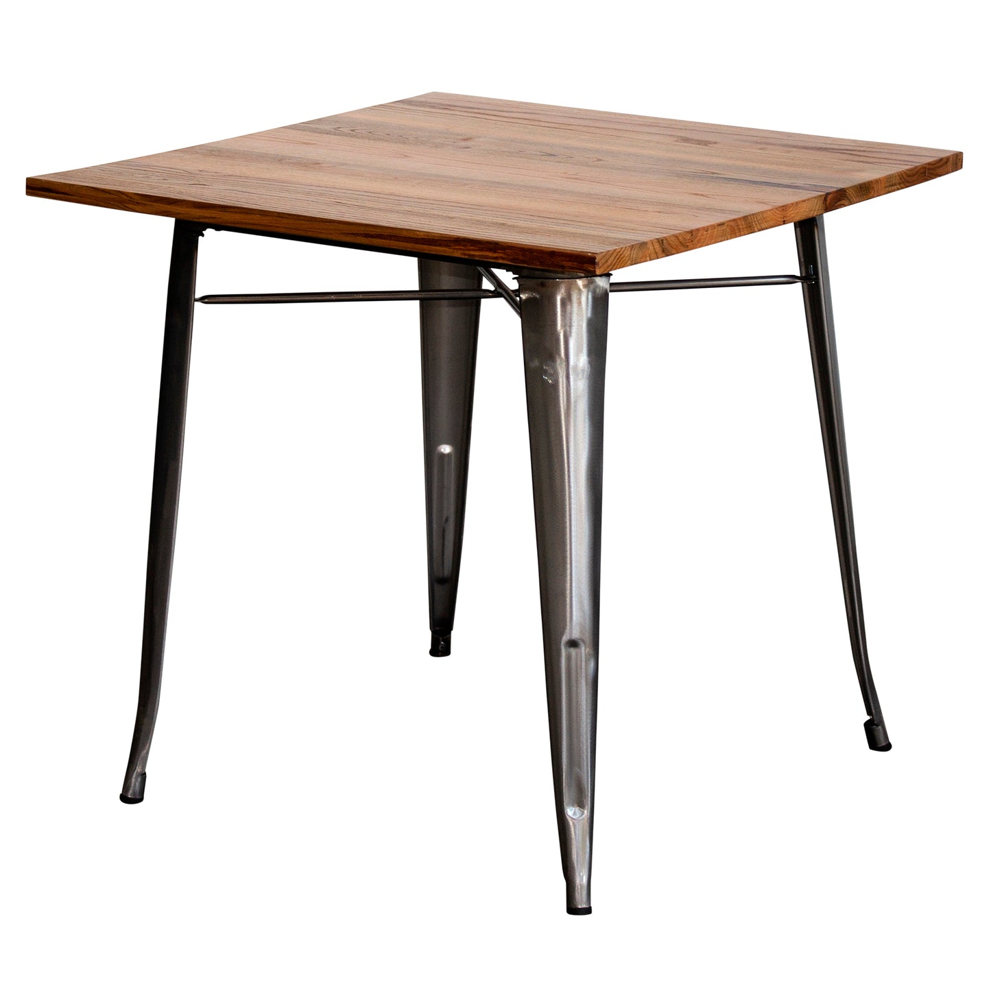 3PC Enna Table & Forli Chair Set - Steel