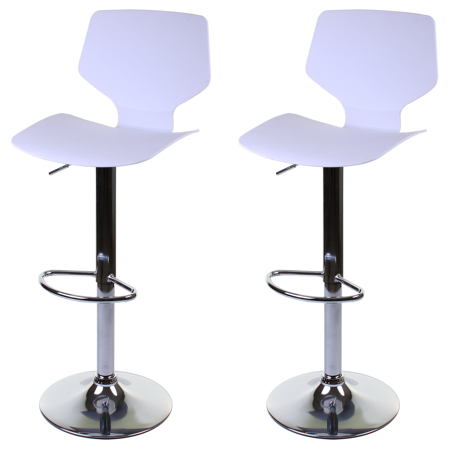 Brianza Bar Stool - White - Set of 2