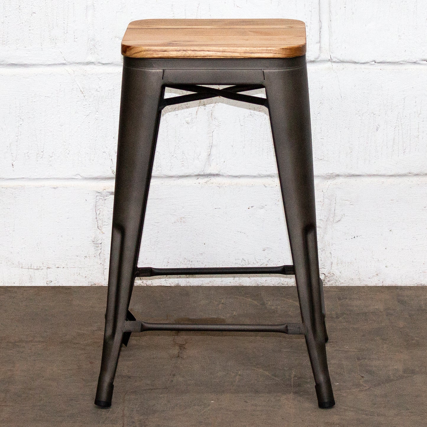 Umbria Bar Stool - Gun Metal Grey