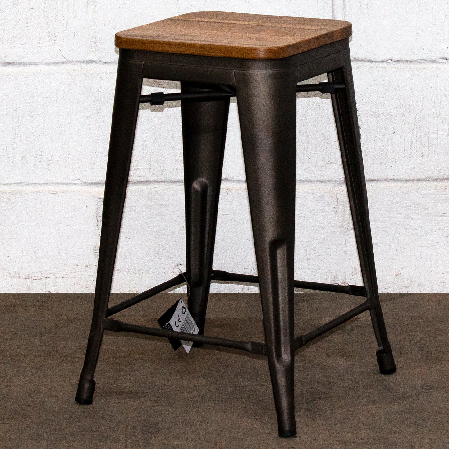 Umbria Bar Stool - Gun Metal Grey