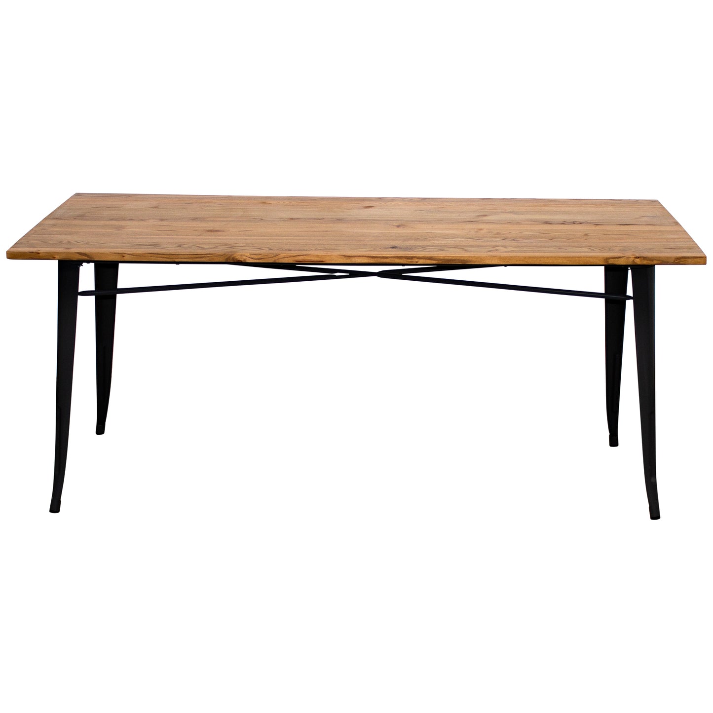 7PC Taranto Table, 3 Palermo Chairs & 3 Rho Stools Set - Graphite Grey
