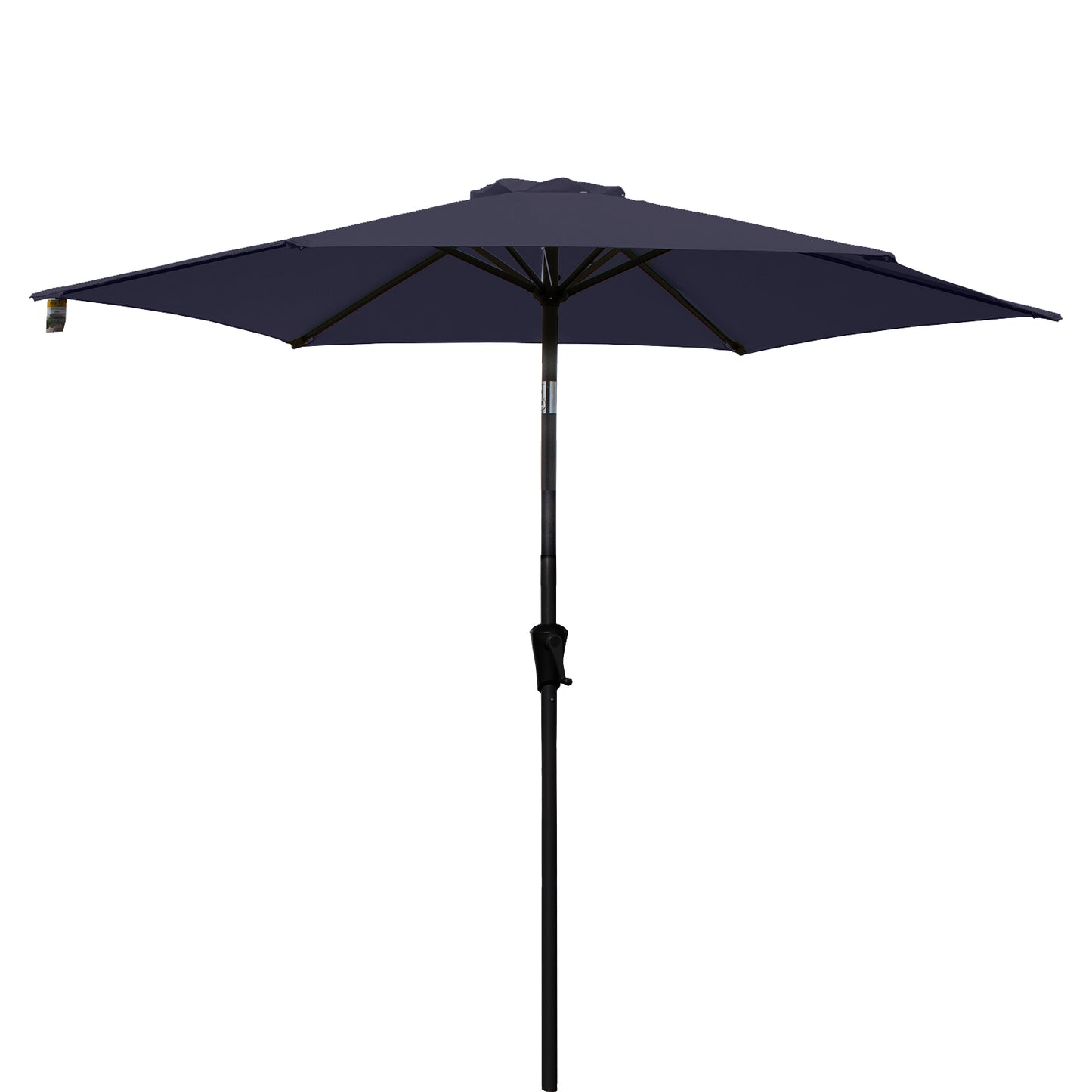 2.5M Crank Handle Garden Parasol - Navy