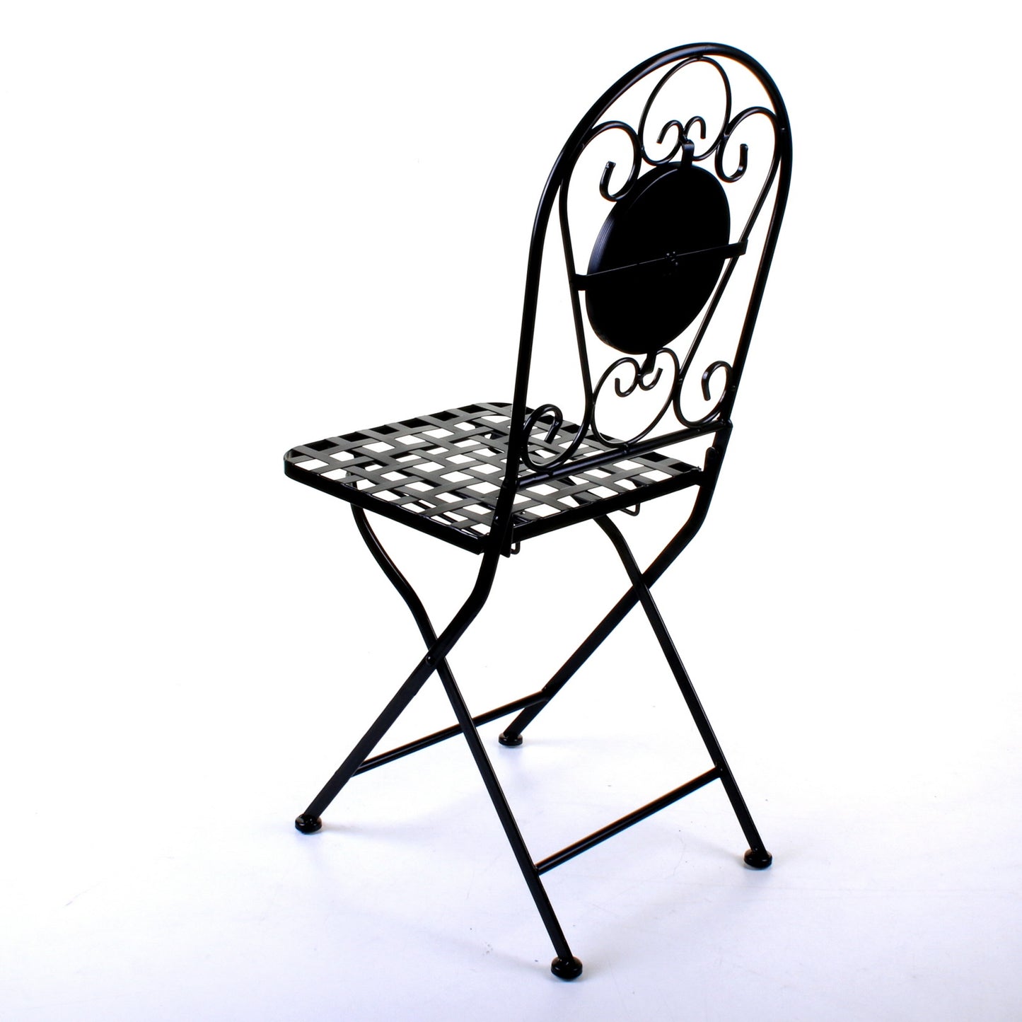 Set of 2 Mosaic Stone Topped Bistro Chairs - Zaragoza