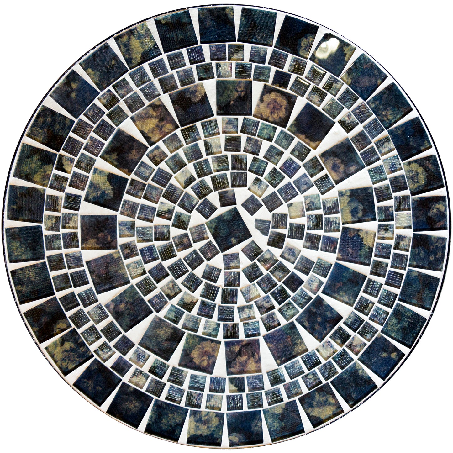 Mosaic Stone Topped 60cm Table - Palmas