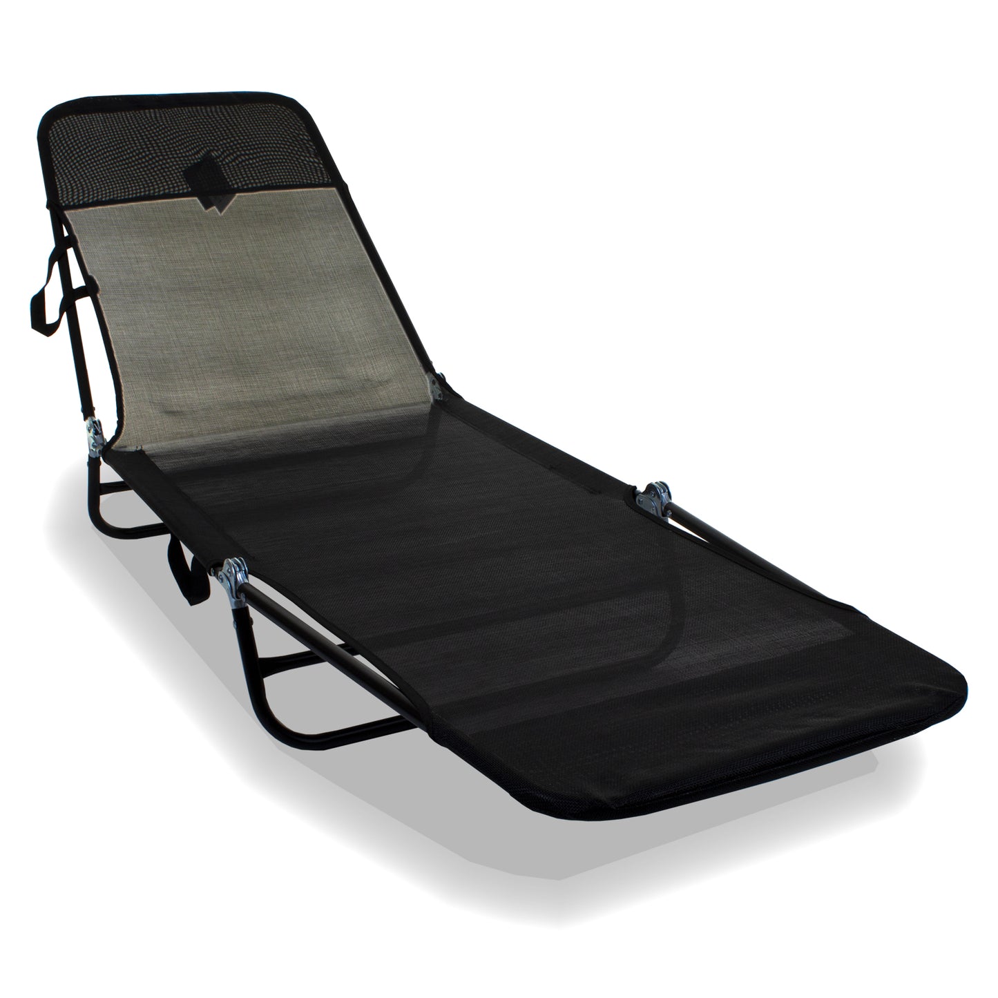 Go Flat Sun Lounger - Black
