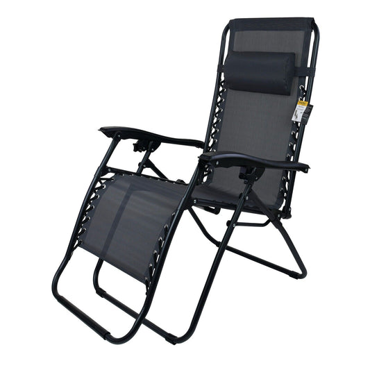 Reclining Lounger Chair - Grey