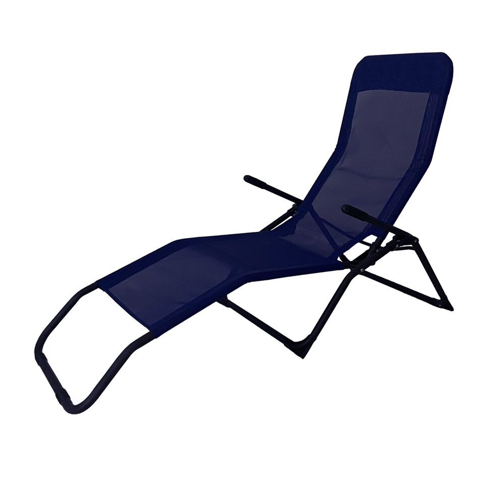 Reclining Rocker Lounger - Navy