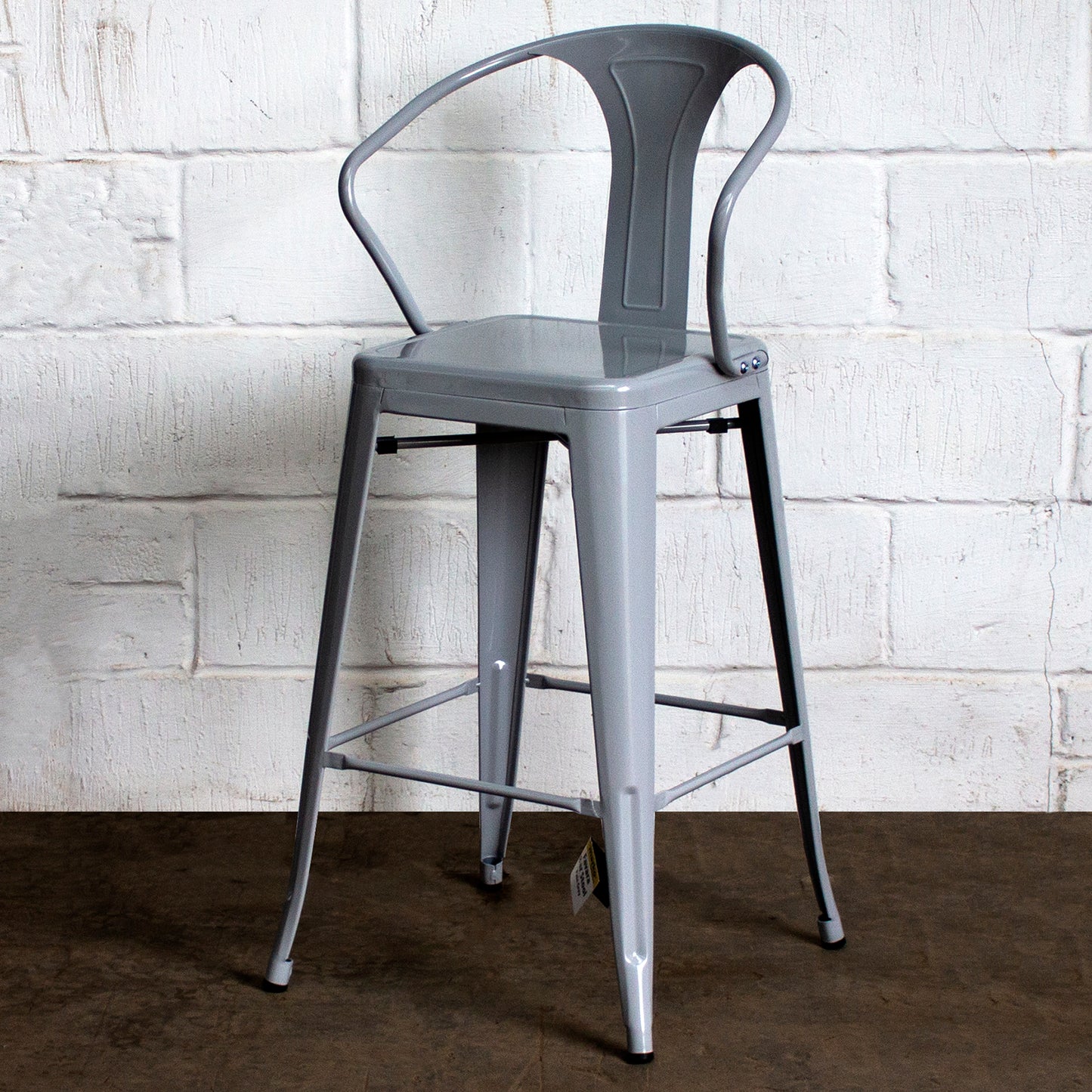 Favara Bar Stool - Pale Grey