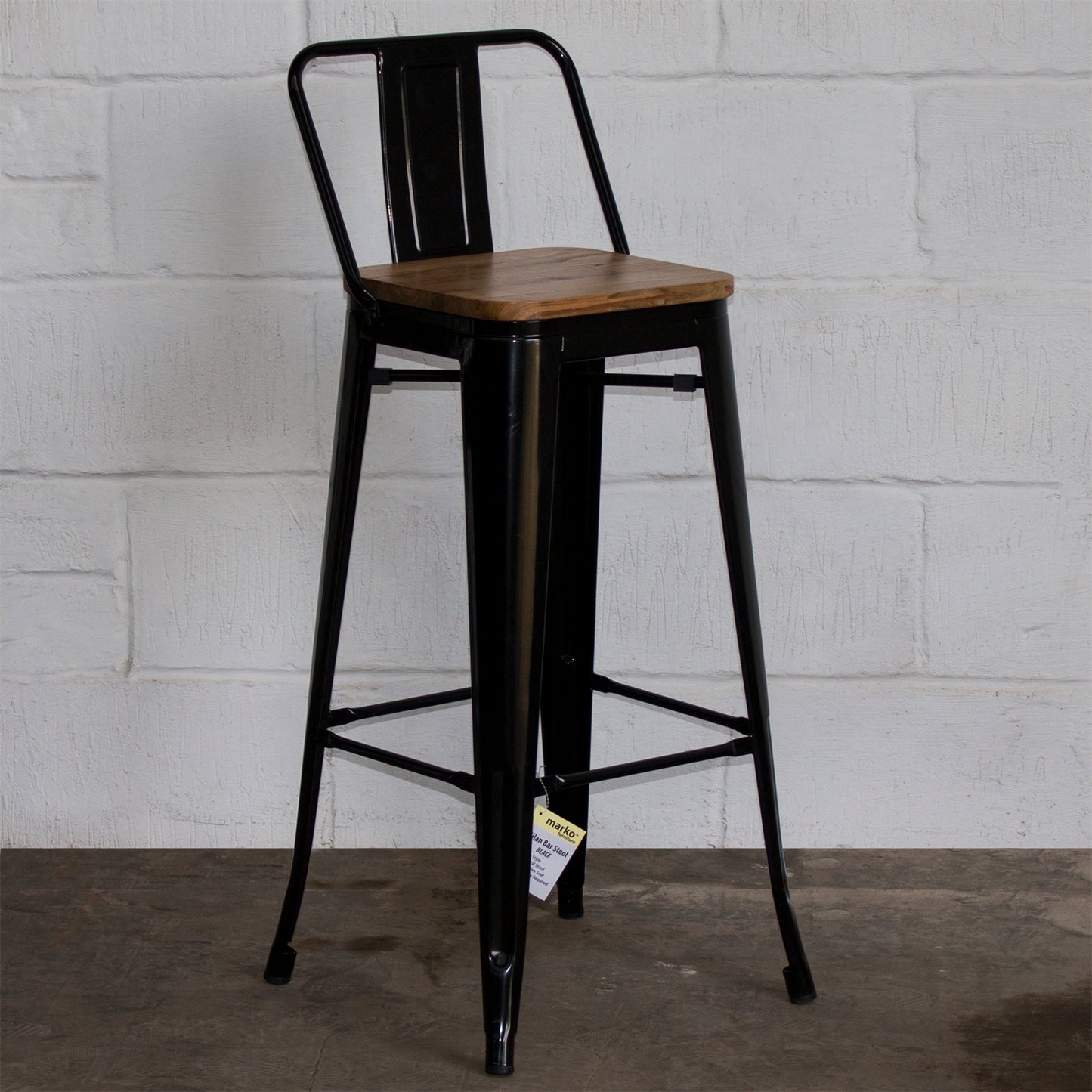 Tuscany Bar Stool - Black