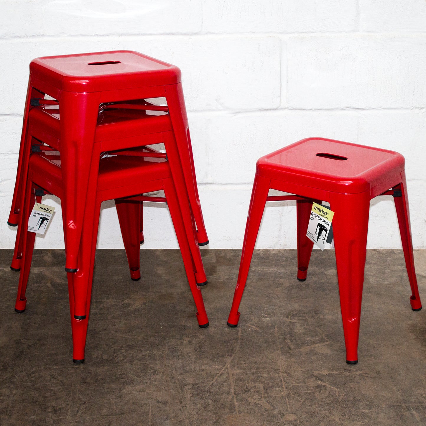 Castel Stool - Red