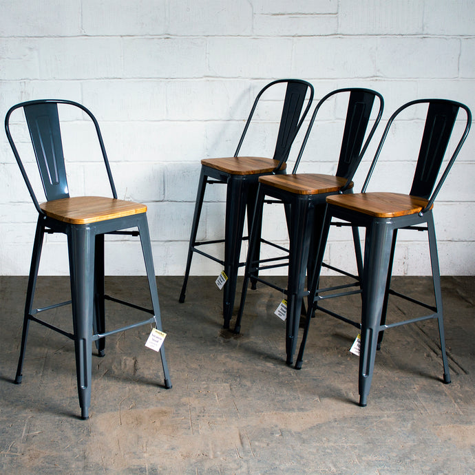 Soranzo Bar Stool - Graphite Grey