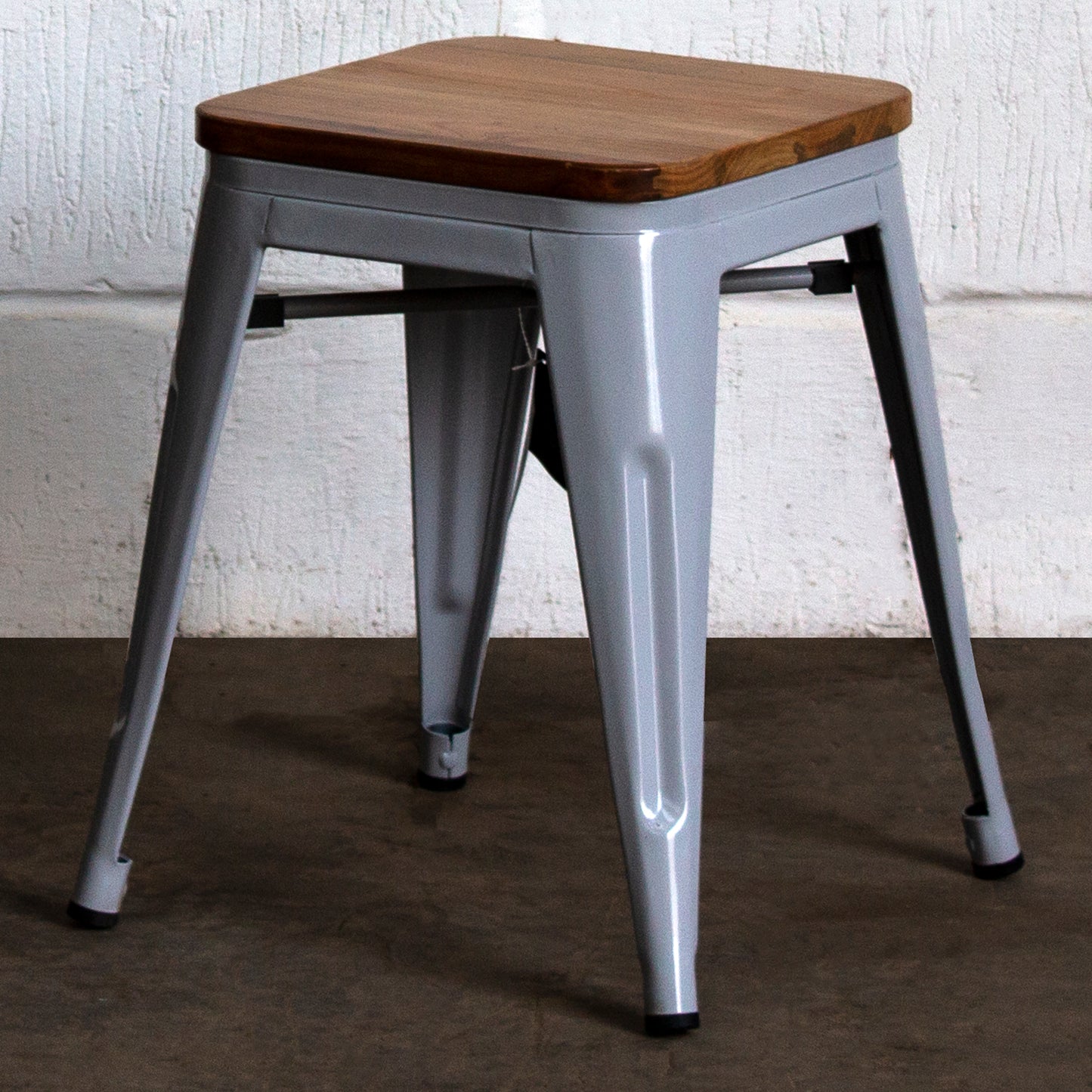 Rho Bar Stool - Pale Grey