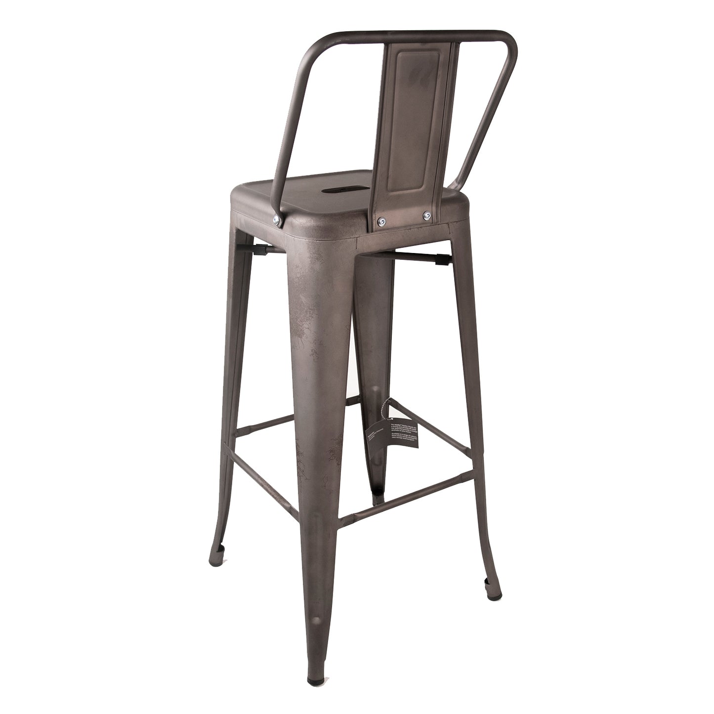 Naples Bar Stool - Gun Metal Vintage