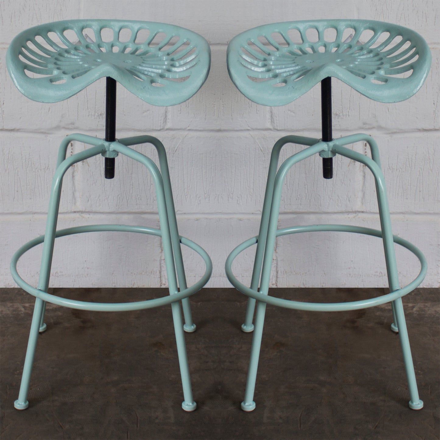Arezzo Tractor Bar Stools - Blue
