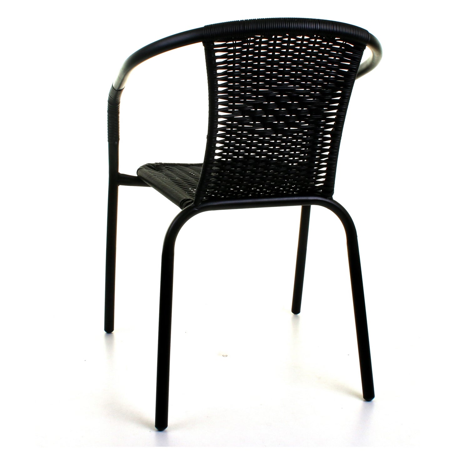 Wicker Black Bistro Chair
