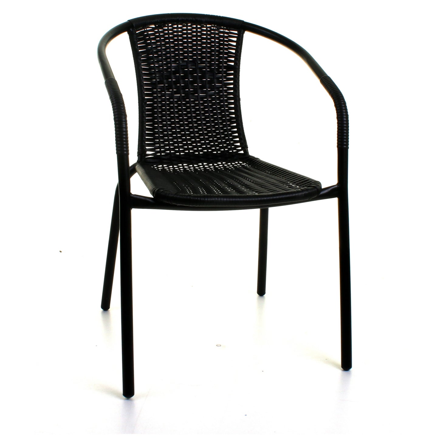 Wicker Black Bistro Chair