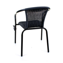Grey Wicker Bistro Chair