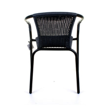 Grey Wicker Bistro Chair