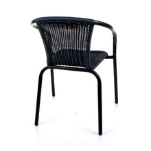 Grey Wicker Bistro Chair