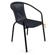Grey Wicker Bistro Chair