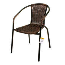 Chocolate Wicker Bistro Chair