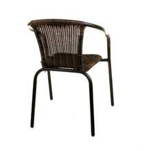 Chocolate Wicker Bistro Chair