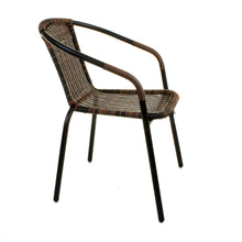 Chocolate Wicker Bistro Chair
