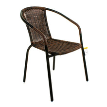 Chocolate Wicker Bistro Chair